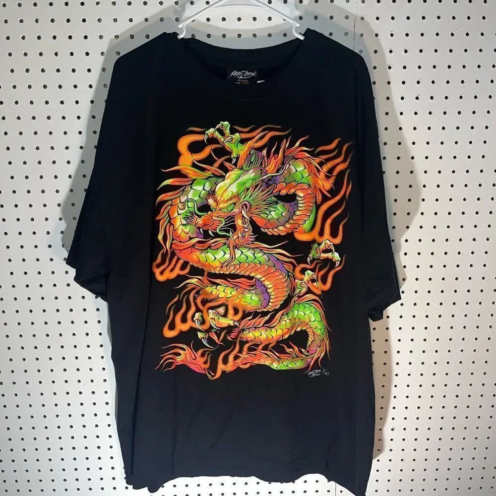 Rock Chang colorful graphic shirt
